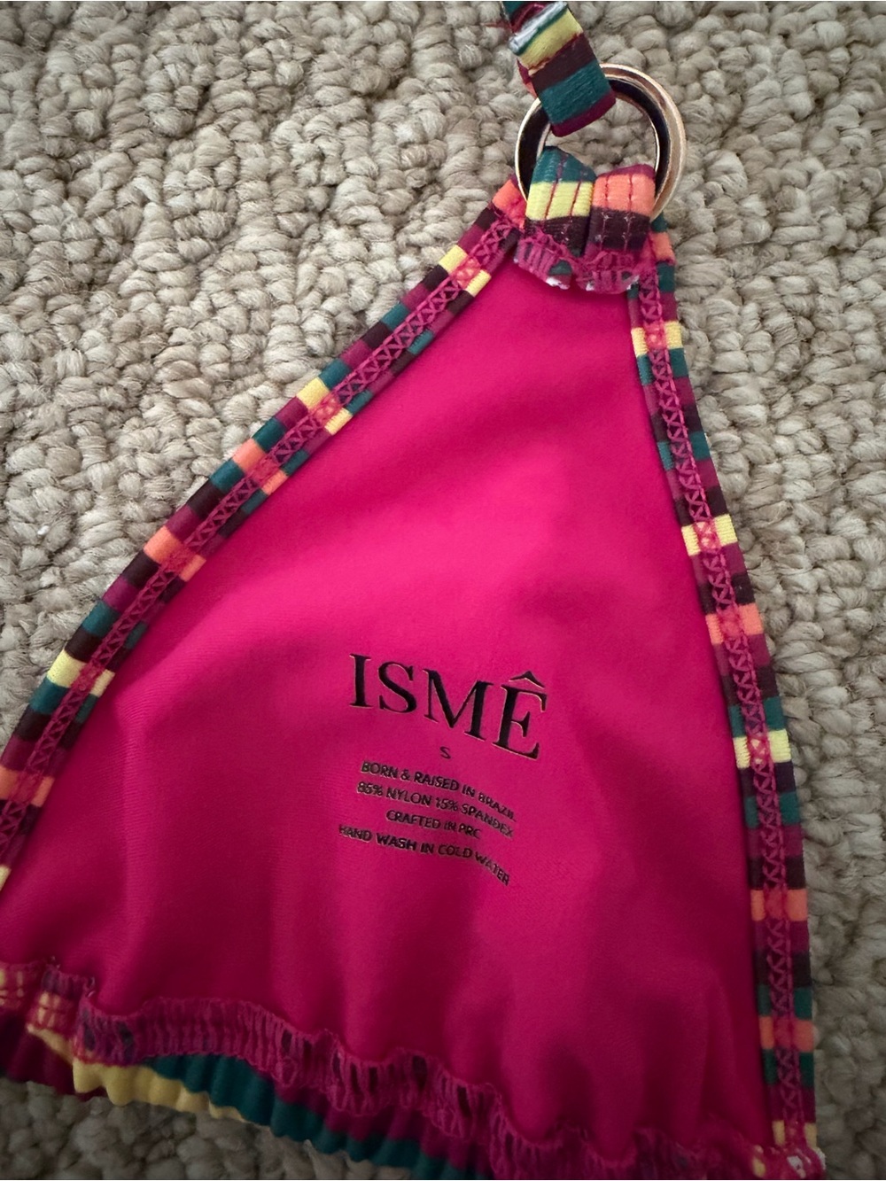 ISME Multicolor Striped Bikini Set - Picture 4 of 5
